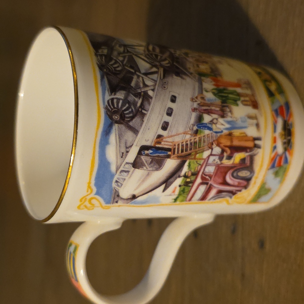 James Sadler Mug-Vintage Golden Age Of Travel: "Flights Around The World"
